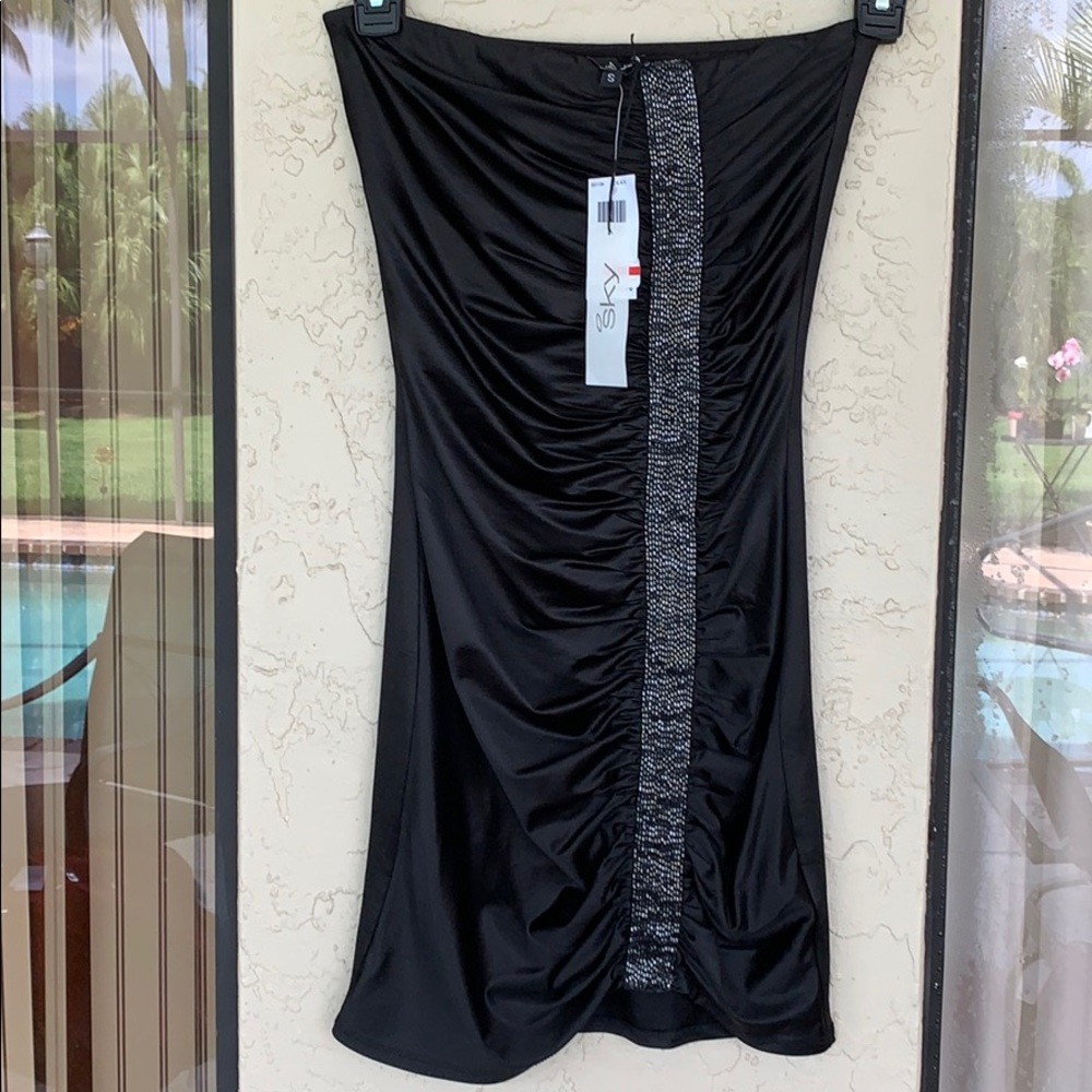 SKY strapless dress NWT